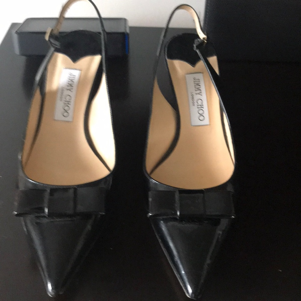 Jimmy Choo black Patent leather shoes